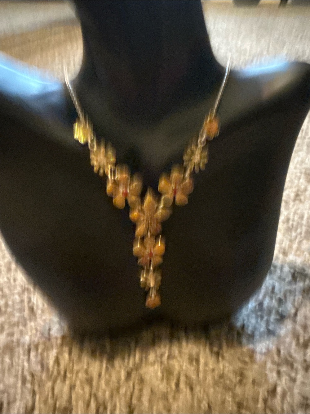 Floral Yellow Flower Pendant Necklace - Women Jewelry 5 - Picture 2 of 4